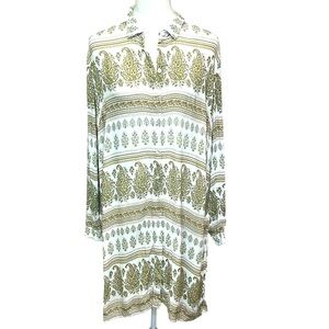 J. Jill Paisley Print Tunic Blouse